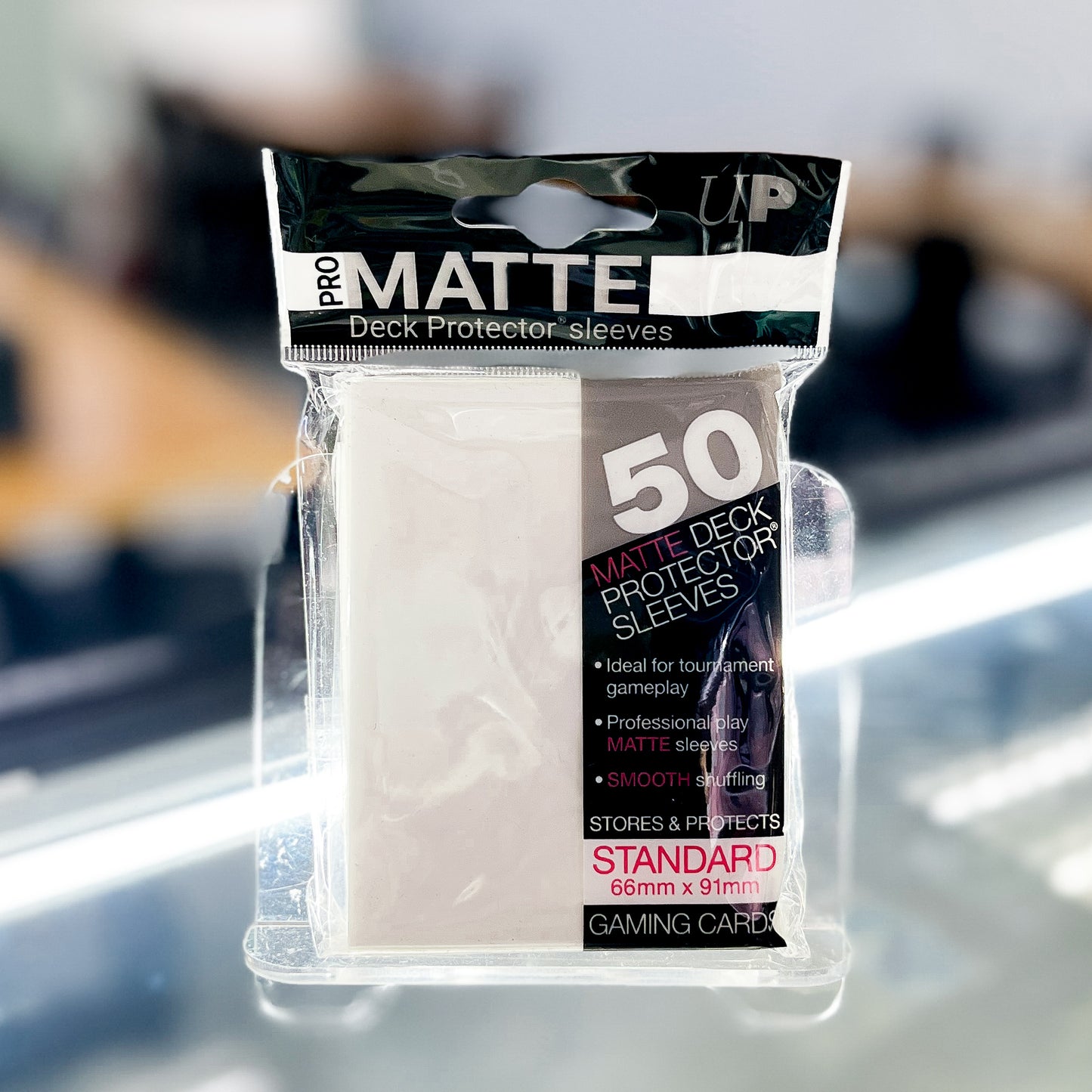Ultra PRO Matte Standard Deck Protector Sleeves 50ct - white