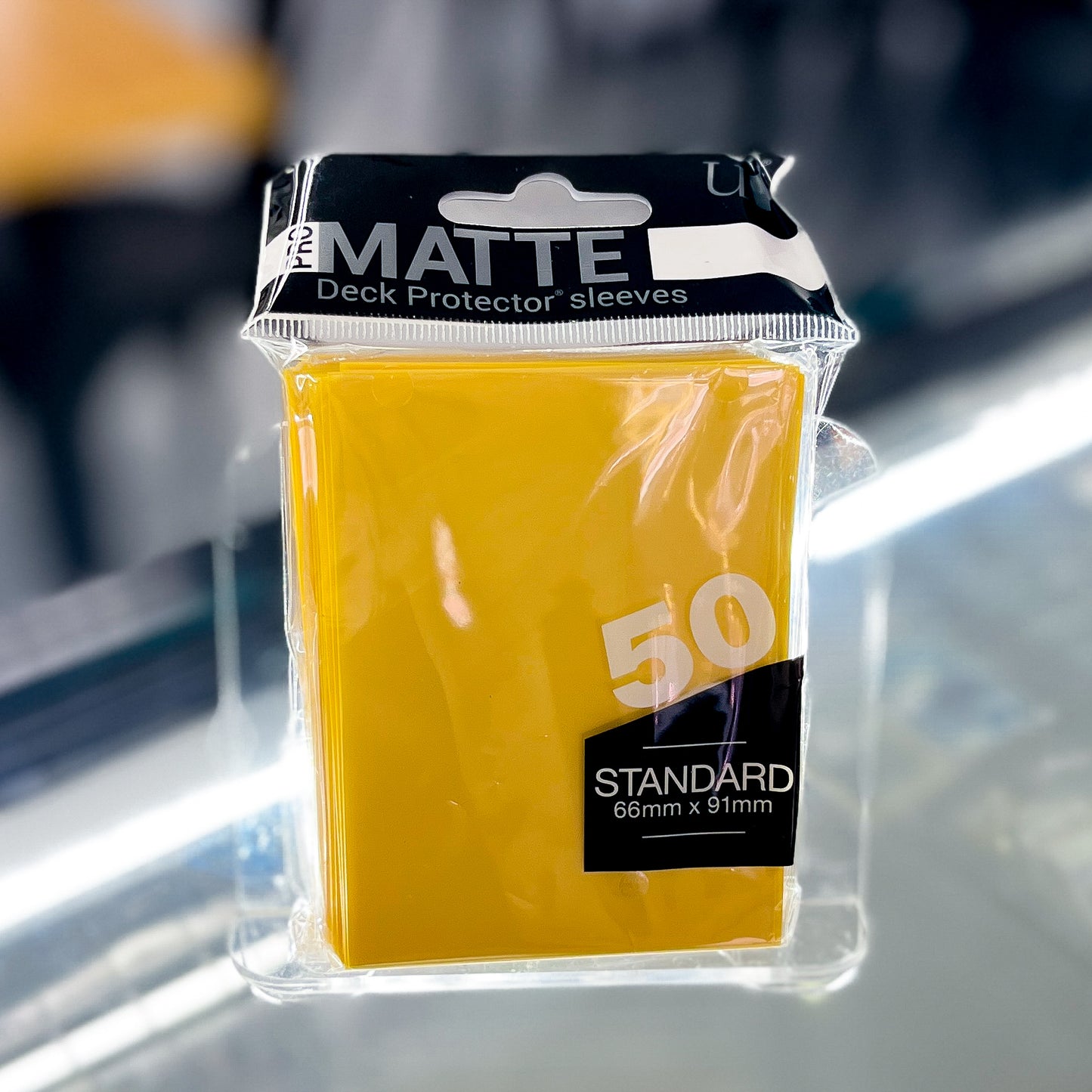 Ultra PRO Matte Standard Deck Protector Sleeves 50ct - Yellow