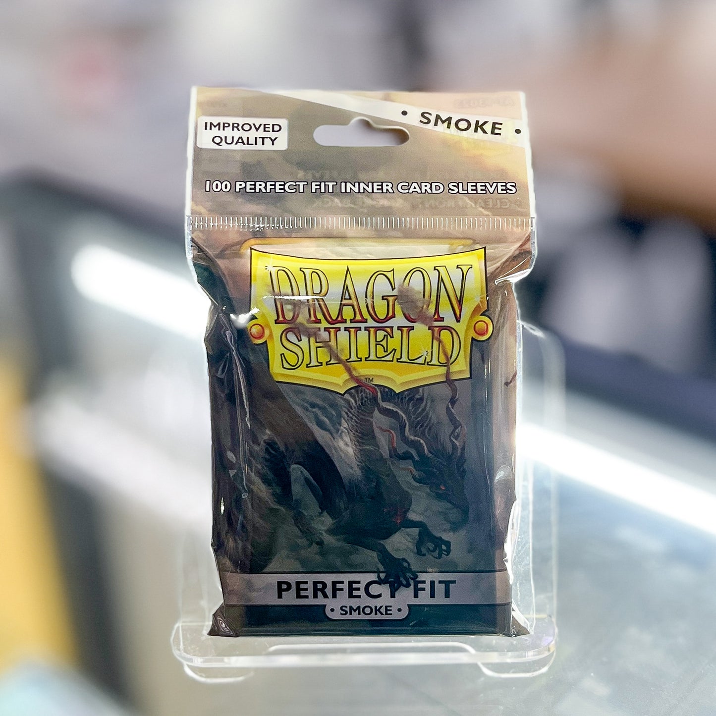 Dragon Shield Perfect Fit Sleeves 100ct - Smoke