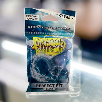 Dragon Shield Perfect Fit Sleeves 100ct - Clear