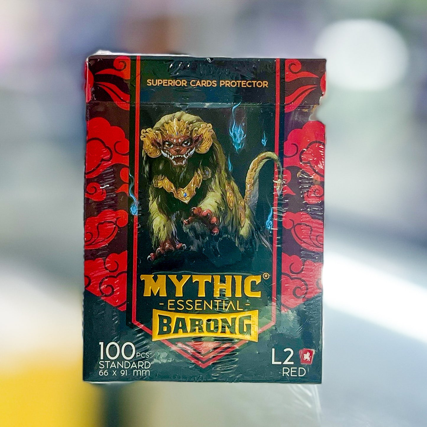Mythic Essentials Barong 100pcs Standard Sleeves L2 Red