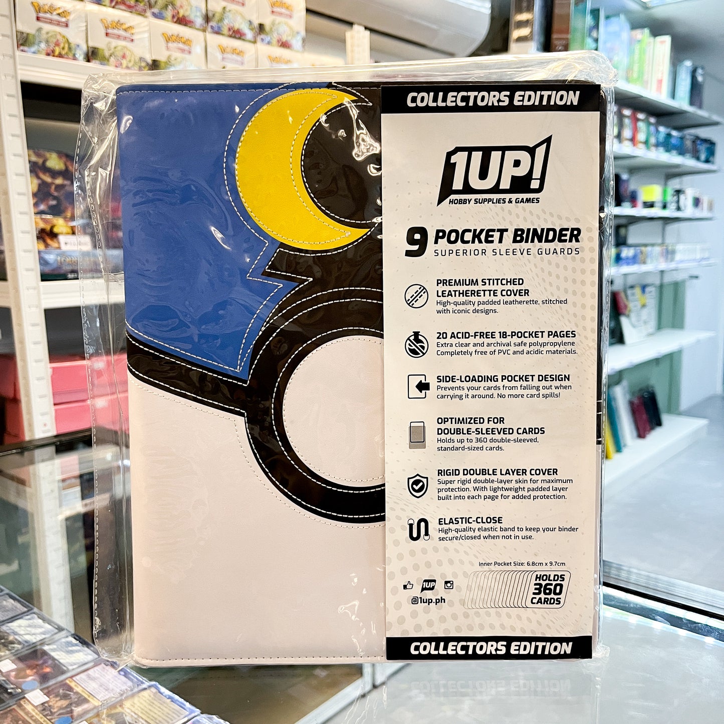 1UP 9-Pocket Poke Ball Strap Binder-Moon Ball