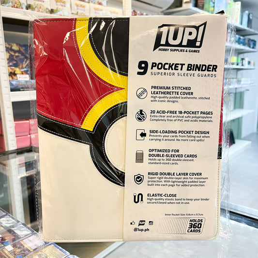 1UP 9-Pocket Poke Ball Strap Binder-Repeat Ball