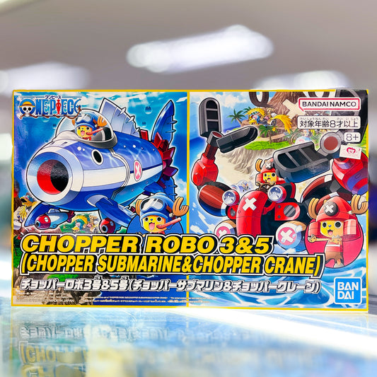 One Piece - Chopper Robo 3 & 5 (Chopper Submarine & Chopper Crane) Model Kit