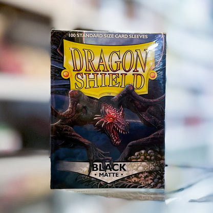 Dragon Shield Matte Sleeves - Black (100-Pack)