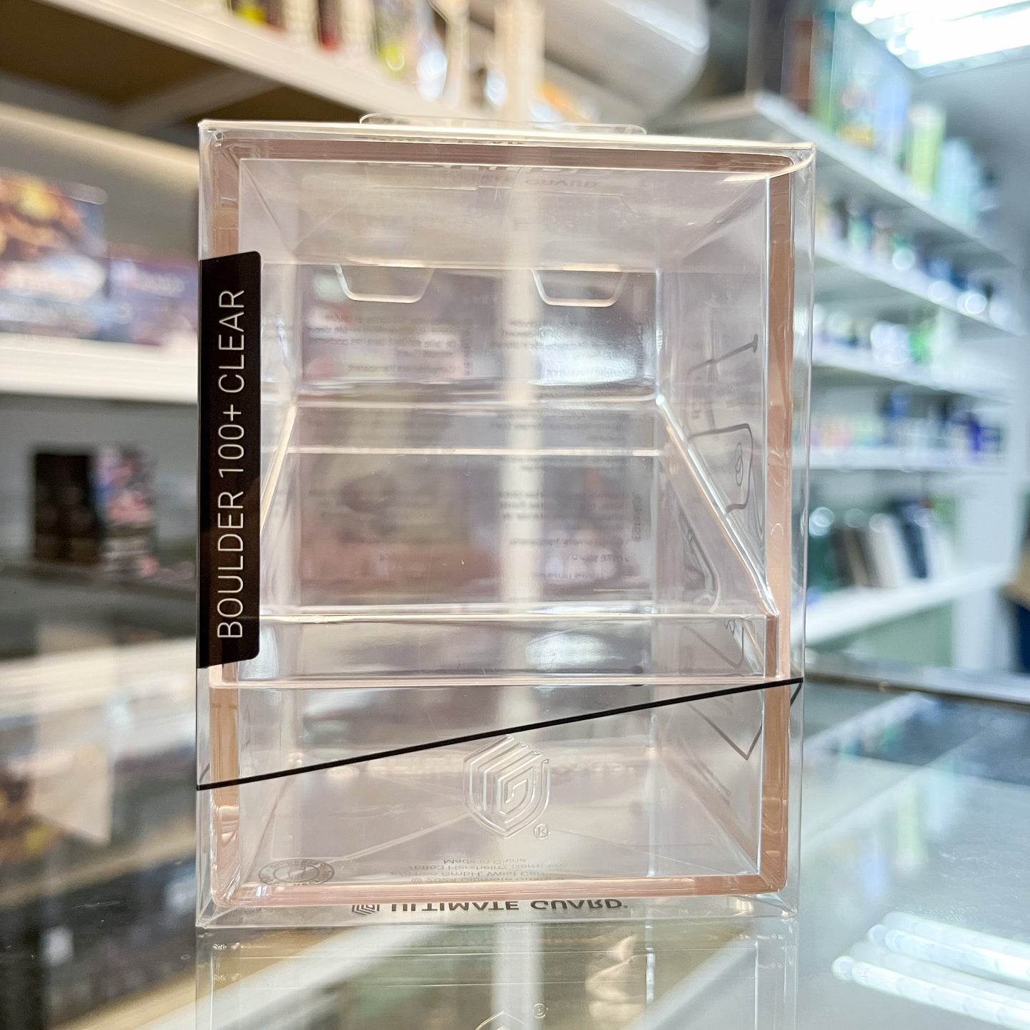 Ultimate Guard Boulder 100+ Standard Clear Transparent Deck Case