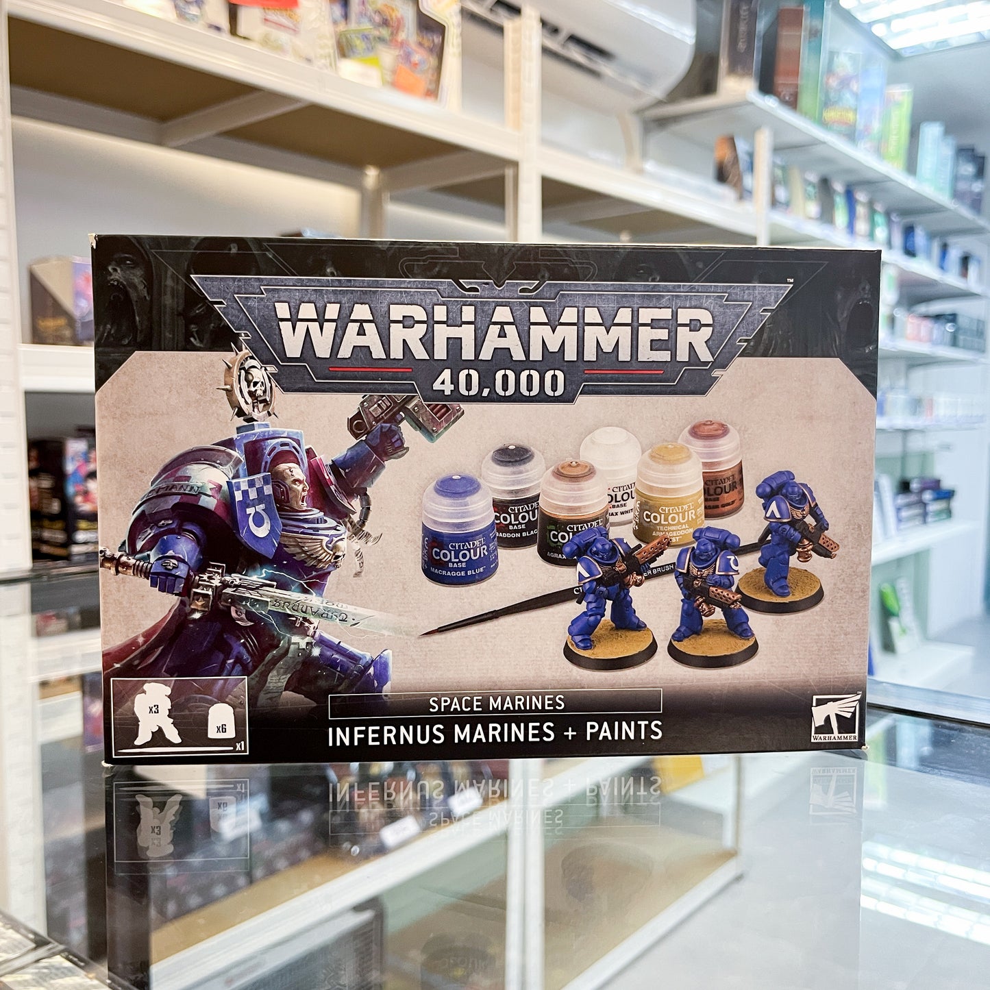 Warhammer 40,000: Space Marines: Infernus Marines & Paints Set