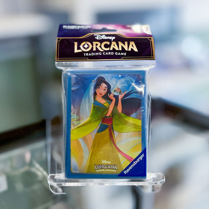 Lorcana TCG Card Sleeve Pack - Mulan: Considerate Diplomat (65 Sleeves)