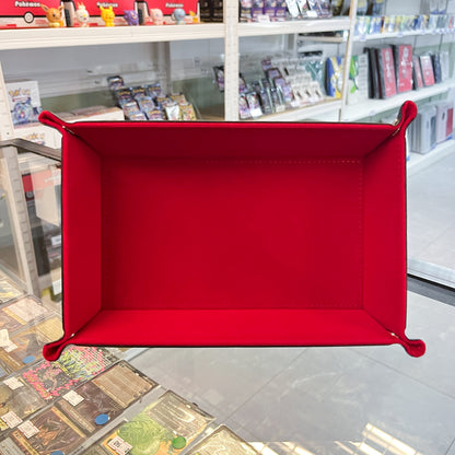 Rectangle Dice Tray Folding Red