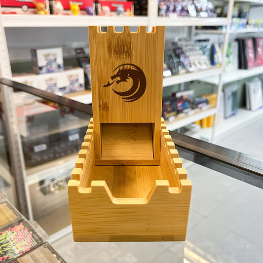 Folding Bamboo Dice Tower for DND and Tabletop Game