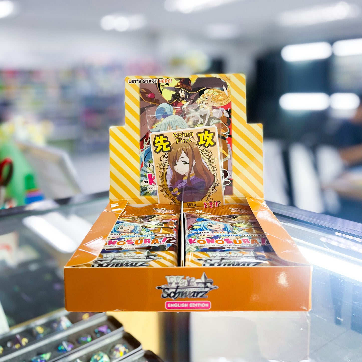 Weiss Schwarz (English Edition) Booster Box KONOSUBA - God's blessing | Green Gate Hobbies Weiss Schwarz (English Edition) Booster Box KONOSUBA - God's blessing | Green Gate Hobbies
