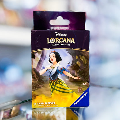 Lorcana TCG Card Sleeve Pack -Snow White – Well Wisher (65 Sleeves)