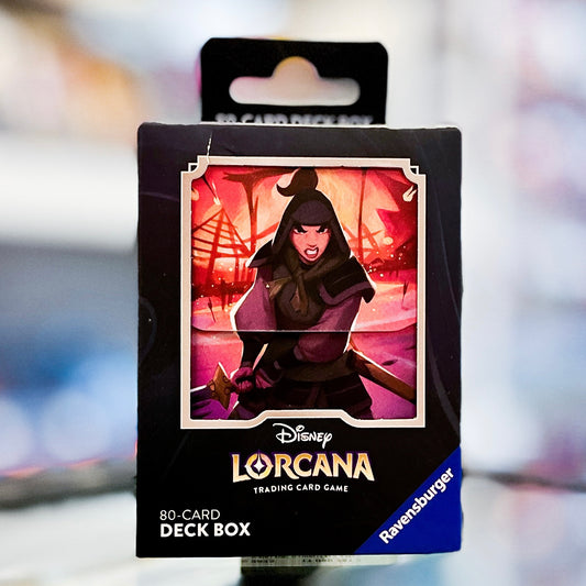 Lorcana TCG Deck Box: Mulan - Soldier in Training (80 Cards)