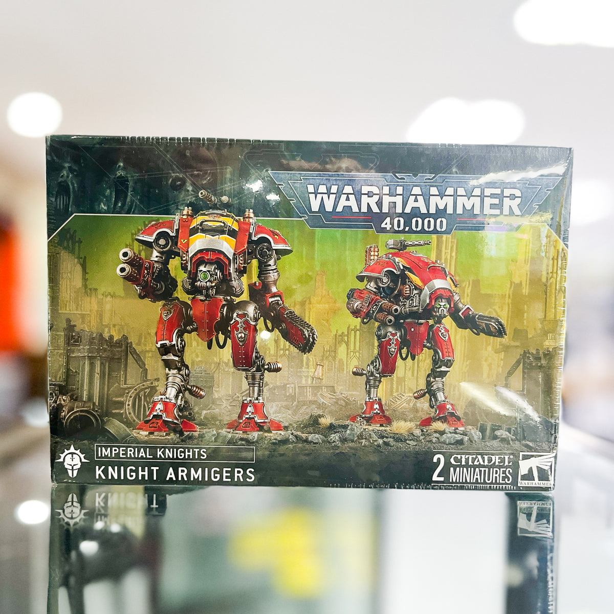 Games Workshop Warhammer 40,000 - Imperial Knights Knight Armigers Games Workshop Warhammer 40,000 - Imperial Knights Knight Armigers