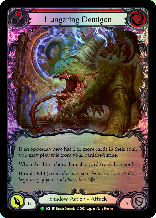 Hungering Demigon - Red (LGS) #LGS165-EA [EN/F]