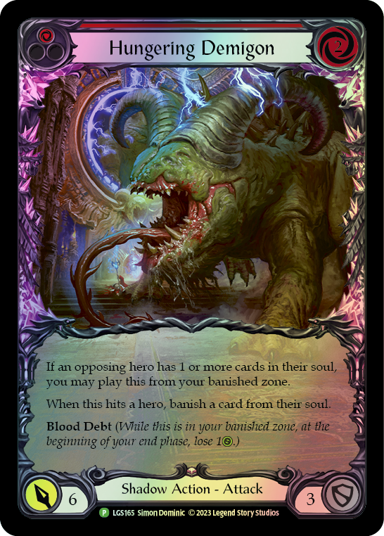 Hungering Demigon - Red (LGS) #LGS165-EA [EN/F]