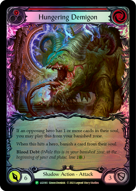 Hungering Demigon - Red (LGS) #LGS165-EA [EN/F]