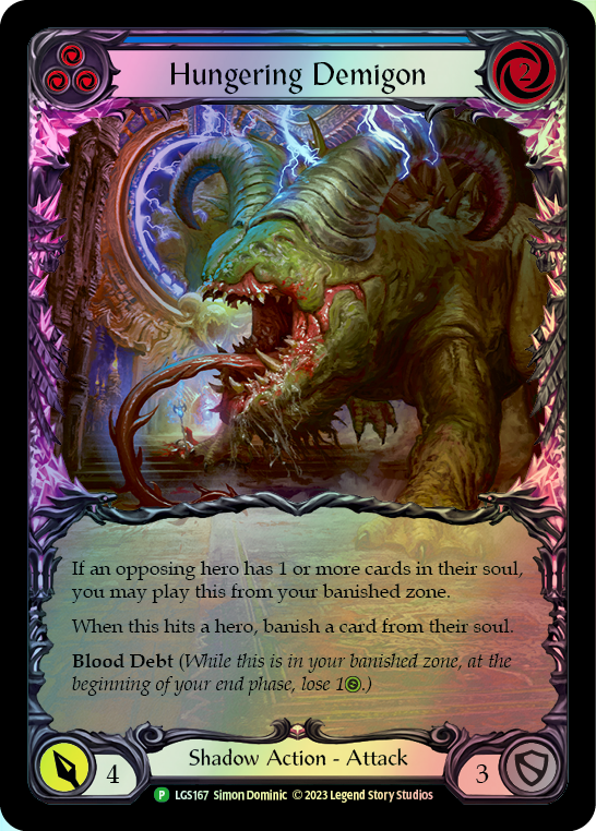 Hungering Demigon - Blue (LGS) #LGS167-EA [EN/F]