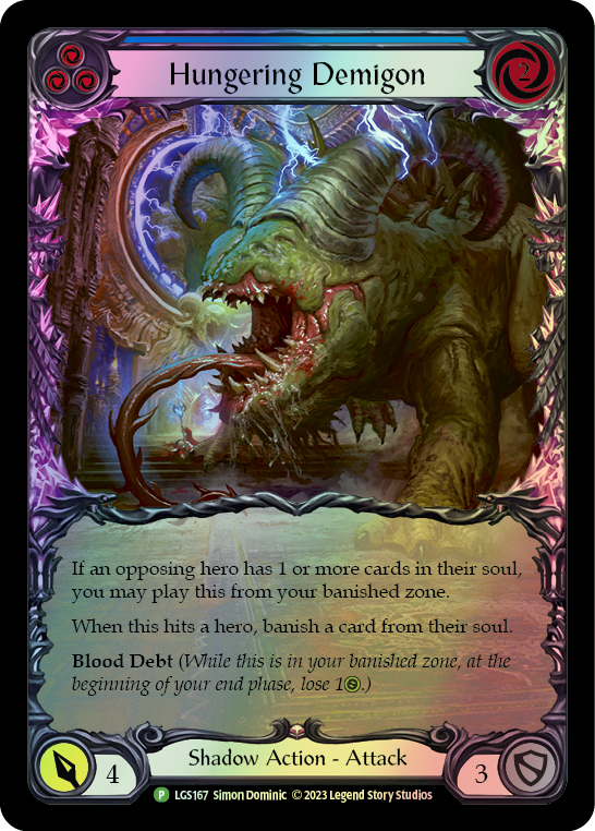 Hungering Demigon - Blue (LGS) #LGS167-EA [EN/F]