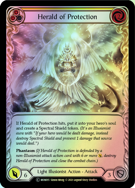 Herald of Protection - Yellow (MON) #U-MON015 [EN/F] s/o