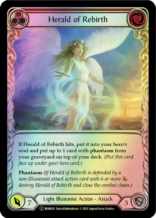 Herald of Rebirth - Red (MON) #U-MON020 [EN/F]