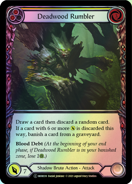 Deadwood Rumbler - Yellow (MON) #U-MON139 [EN/F]