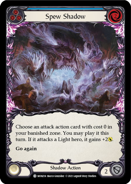 Spew Shadow - Blue (MON) #U-MON214 [EN/N]