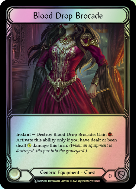 Blood Drop Brocade (MON) #U-MON238 [EN/F] s/o