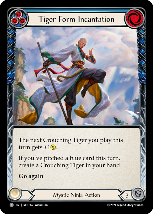 Tiger Form Incantation - Blue (MST) #MST065 [EN/N]