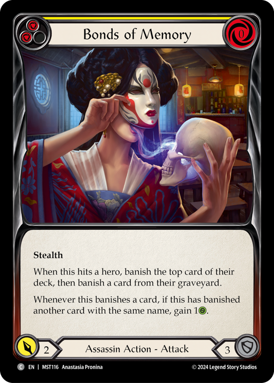 Bonds of Memory - Yellow (MST) #MST116 [EN/N]