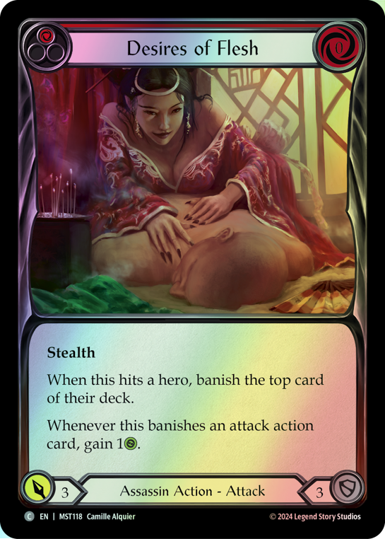 Desires of Flesh - Red (MST) #MST118 [EN/F]