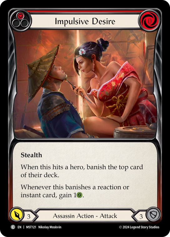 Impulsive Desire - Red (MST) #MST121 [EN/N]