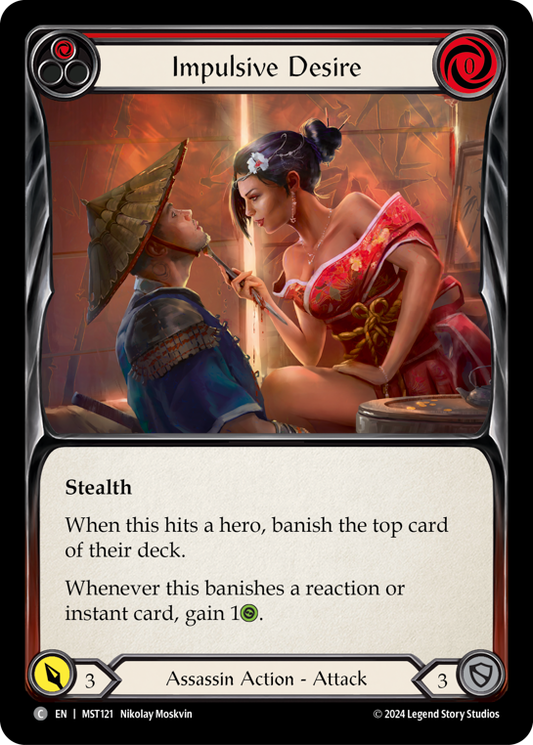 Impulsive Desire - Red (MST) #MST121 [EN/N]