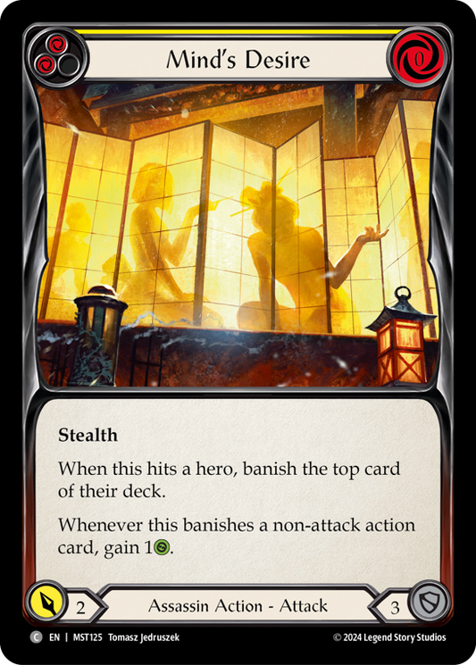 Mind's Desire - Yellow (MST) #MST125 [EN/N]