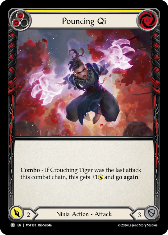 Pouncing Qi - Yellow (MST) #MST183 [EN/N]