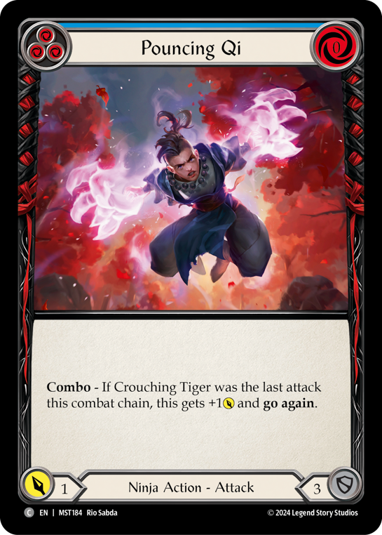 Pouncing Qi - Blue (MST) #MST184 [EN/N]