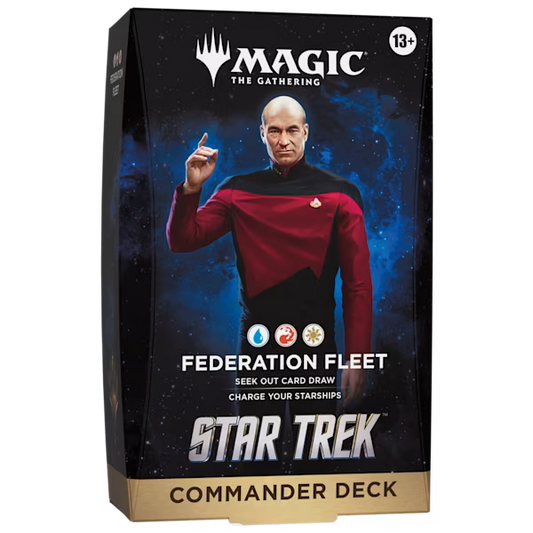 [PRE-ORDER] Magic: The Gathering x Star Trek - Commander Deck: Federation Fleet (est. arrival Nov. 18)