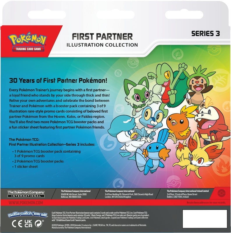 [PRE-ORDER] Pokemon TCG  First Partner Illustration Collection Series 3 [SUBJECT TO ALLOCATION]