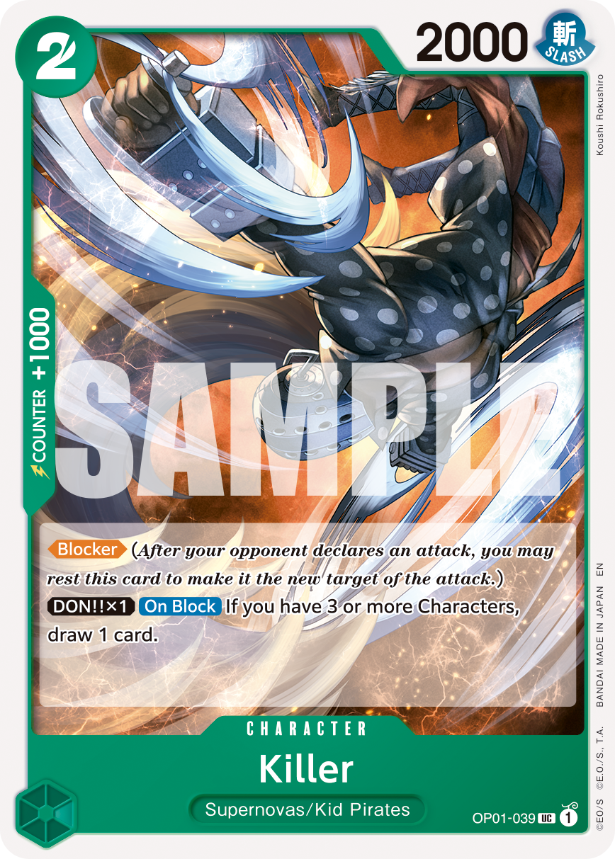 Killer (OP01-039) (PRB-02) #OP01-039_r1 [EN]