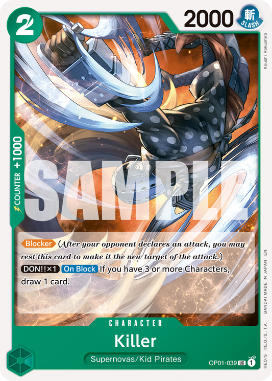 Killer (OP01-039) (PRB-02) #OP01-039_r1 [EN]