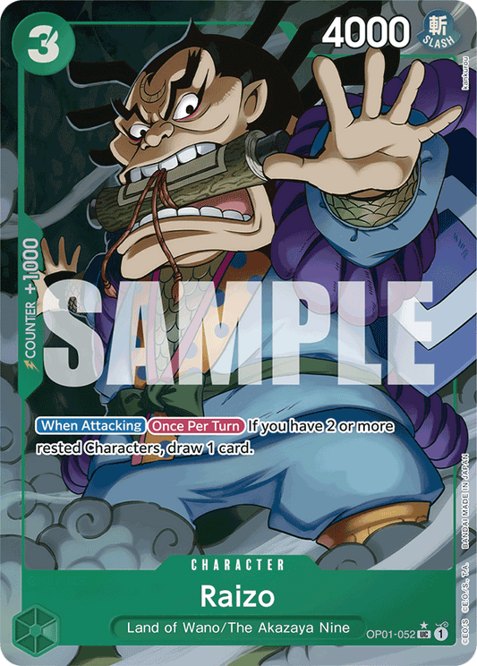 Raizo (OP01-052) (PRB-01) #OP01-052_p4 [EN]