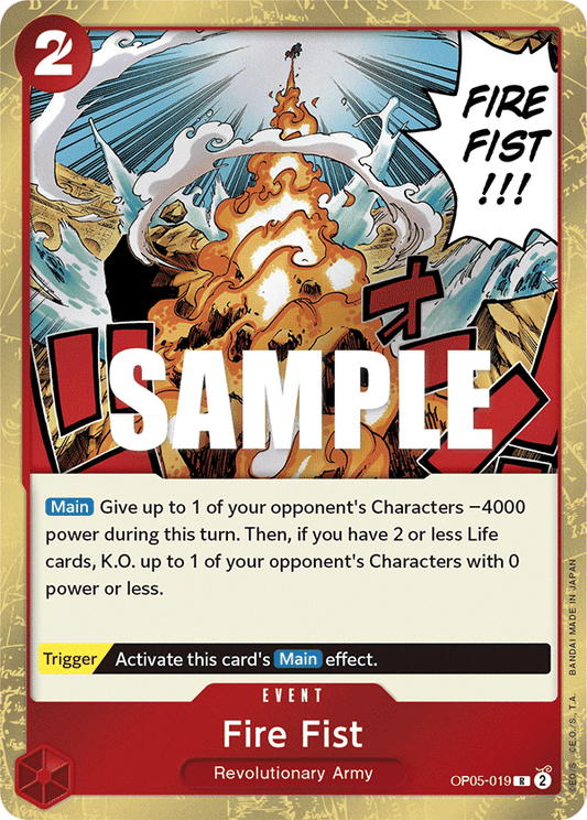 Fire Fist (OP05-019) (OP-05) #OP05-019 [EN]