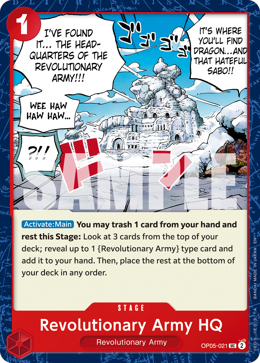 Revolutionary Army HQ (OP05-021) (PRB-02) #OP05-021_r1 [EN]