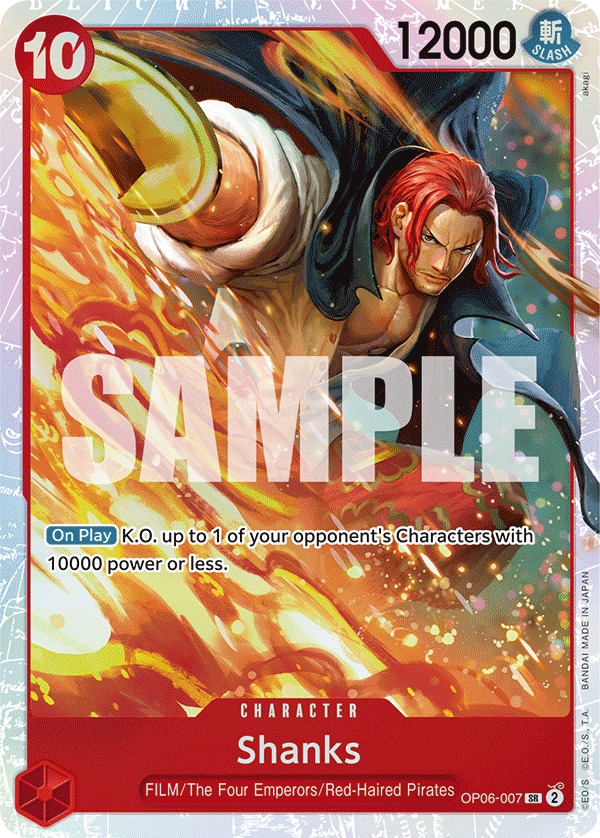 Shanks (OP06-007) (OP-06) #OP06-007 [EN] s/o
