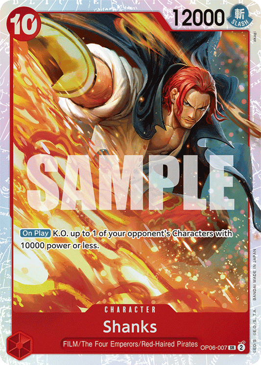 Shanks (OP06-007) (OP-06) #OP06-007 [EN] s/o