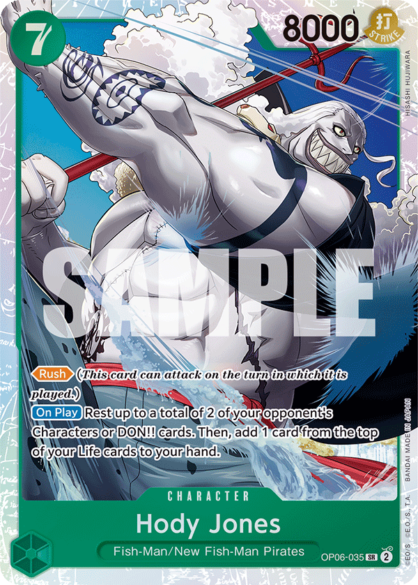 Hody Jones (OP06-035) (OP-06) #OP06-035 [EN] s/o