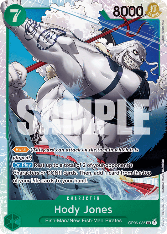 Hody Jones (OP06-035) (OP-06) #OP06-035 [EN] s/o