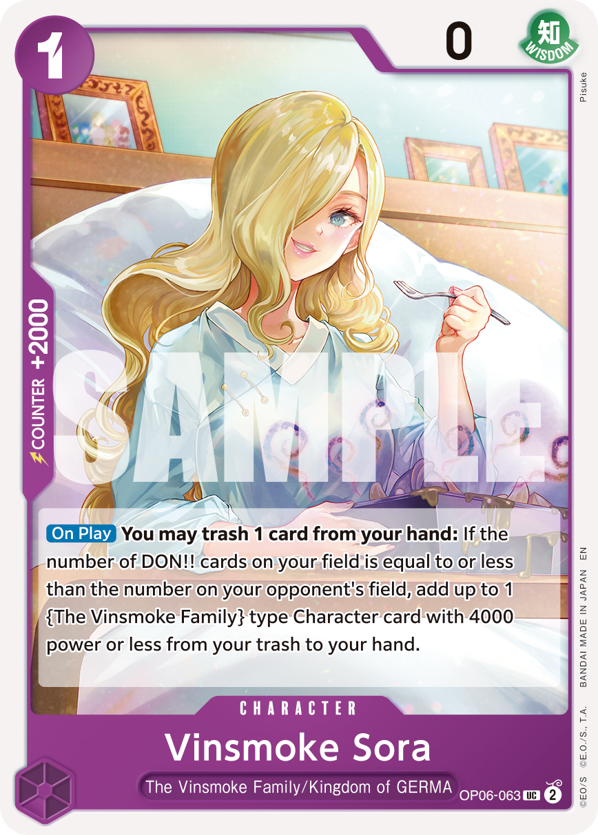 Vinsmoke Sora (OP06-063) (PRB-02) #OP06-063_r1 [EN]
