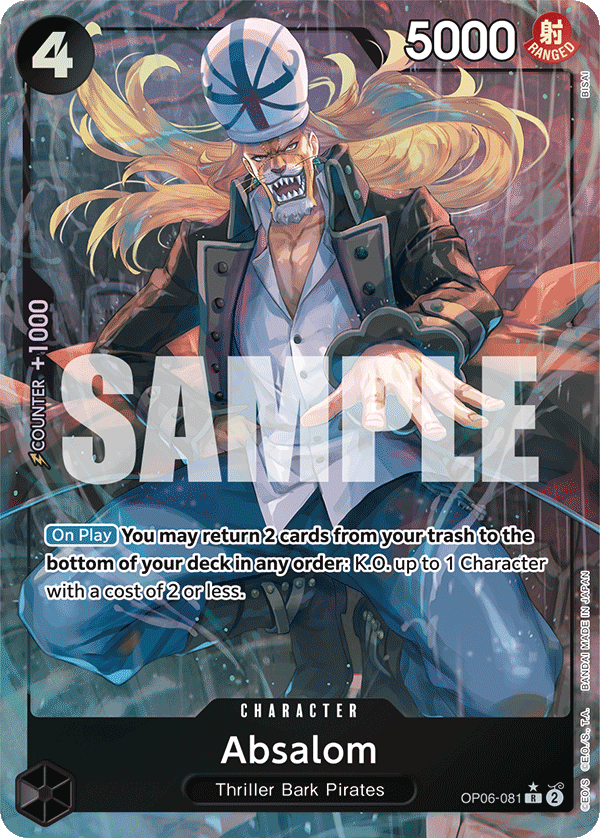 Absalom (OP06-081) (OP-06) #OP06-081_p1 [EN] s/o