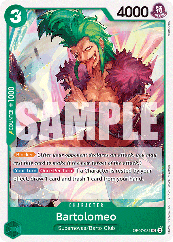 Bartolomeo (OP07-031) (OP-07) #OP07-031 [EN]